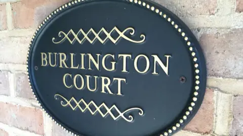 Burlington Court sign