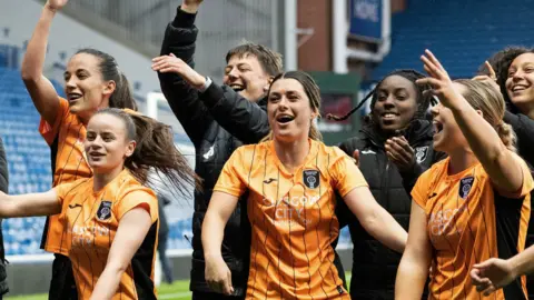 Glasgow City celebrate