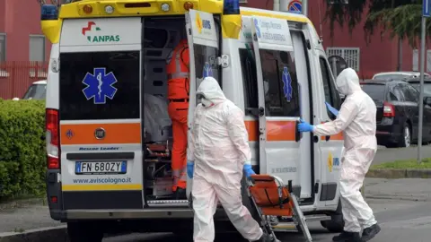 EPA ambulance in northern Italy