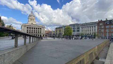 BBC Nottingham's Old Market Square