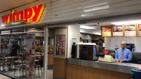 BBC Akram Malik at Wimpy, Broadmarsh