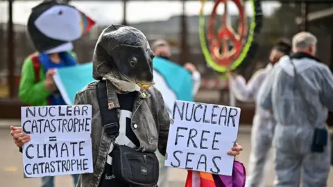 Getty Images Faslane protest