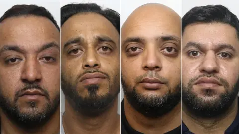 NCA Abid Saddiq, Sharaz Hussain, Aftab Hussain and Masaued Malik