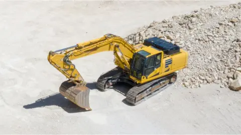 Getty Images Digger in quarry