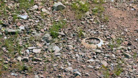 BBC landmine on mountain