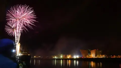 Pacemaker Firework at the Halloween Monster Mash in Belfast