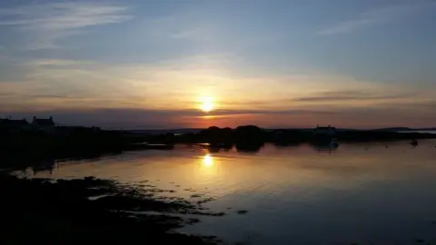 Samantha Dodds The setting sun in Groomsport