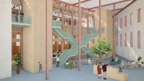 Waugh Thistleton Architects An artist's impression of the northern building