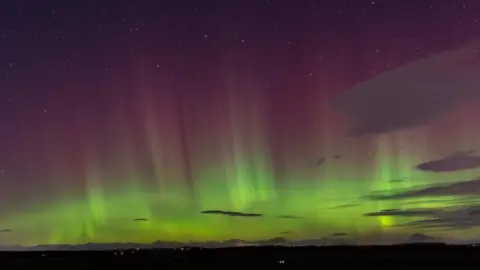 Northern Lights in Carnoustie