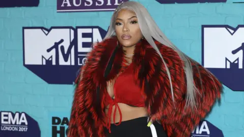 Getty Images Stefflon Don at the MTV EMAs