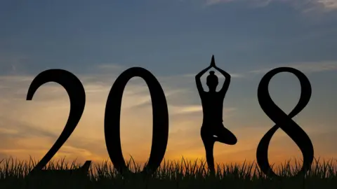 Getty Images Woman doing yoga in 2018 pose