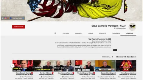 YouTube Steve Bannon podcast