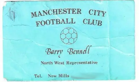 Court handout Card with details of Barry Bennell