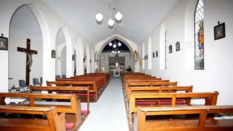 Wessex Archaeology Inside St Adhelm's RC Church