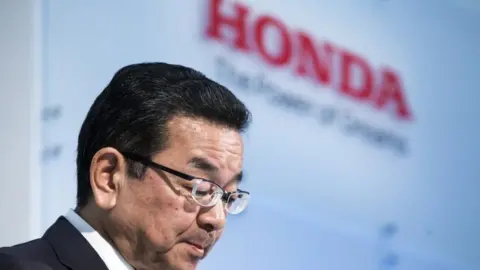 Getty Images Honda president Takahiro Hachigo