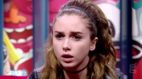 BBC Screengrab of Carlota Prado from 4 November 2017