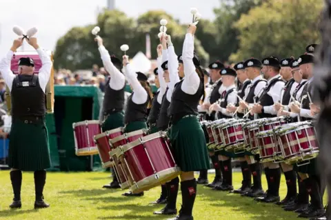 BBC World pipe band championships 2023