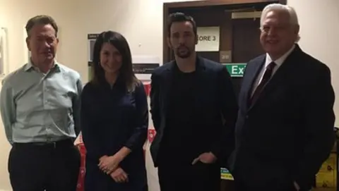 Michael Portillo, Liz Kendall, Ralf Little and Johns Simpson