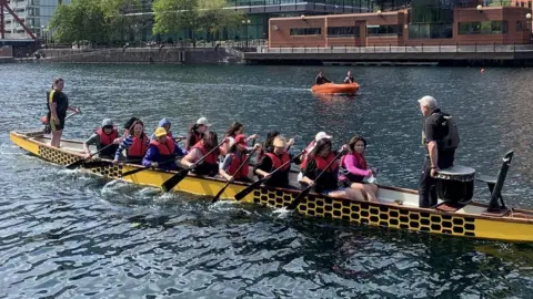 Salford City Council dragon boat crew