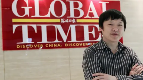 Getty Images Hu Xijin, editor of the Global Times