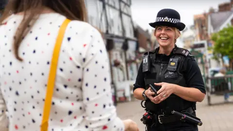 Sussex Police Police officer on the beat