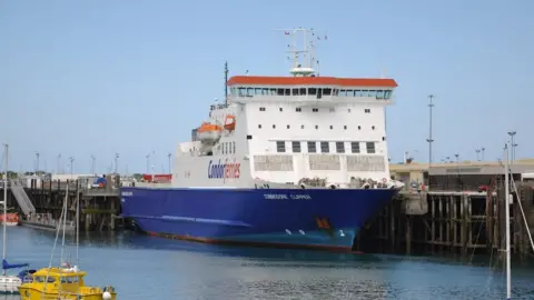 BBC Commodore Clipper in St Peter Port Harbour