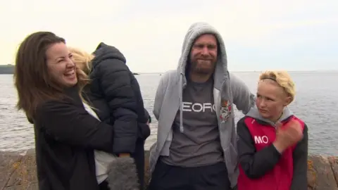 Mark Ormrod and family