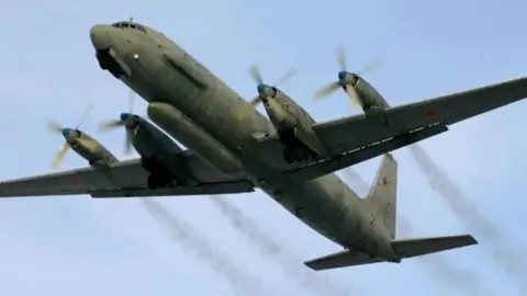 TASS Il-20 Russian air command plane