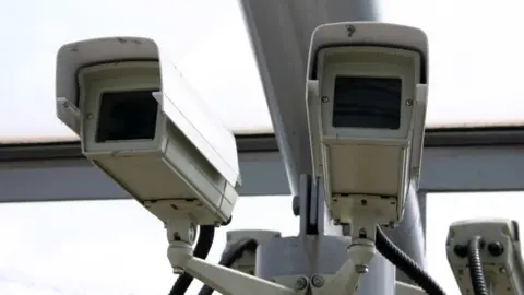 BBC Pair of CCTV cameras