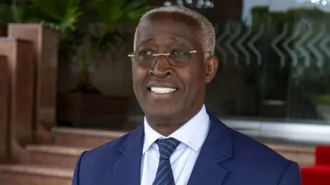 Getty Images Gabon's interim prime minister Raymond Ndong Sima