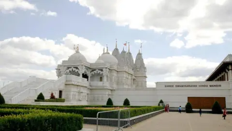 PA Media The BAPS Shri Swaminarayan Mandir