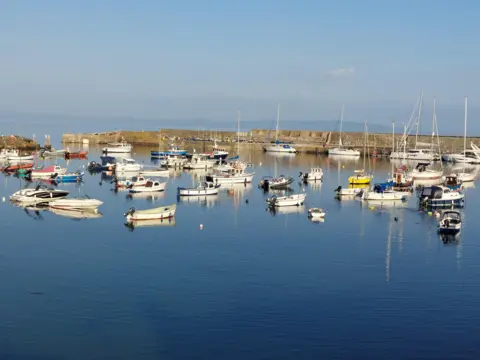 Keith Boatman Boats docked at harbour in Portrush.