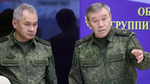 Reuters Sergei Shoigu with Valery Gerasimov