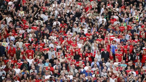 Reuters A full-capacity crowd