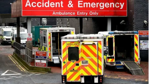 Getty Images A&E department, Glasgow Royal infirmary