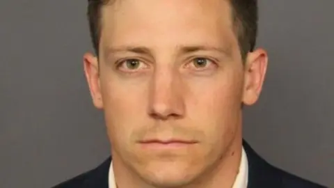 Denver Police Department Handout of police mugshot of Chase Bishop released on 12 June 2018