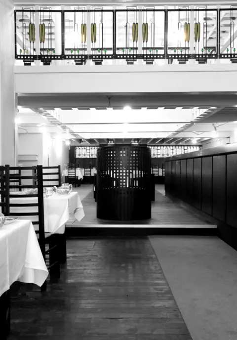 Willow Tea Rooms Trust A view of the salon from the back