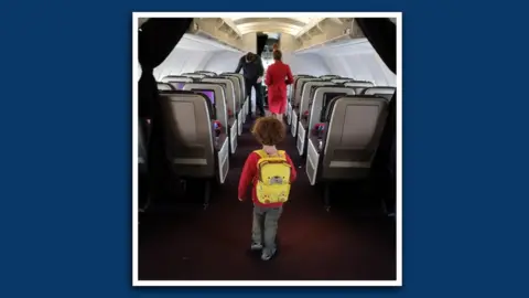 Cheryl Attrill Cheryl's son walks to the cockpit