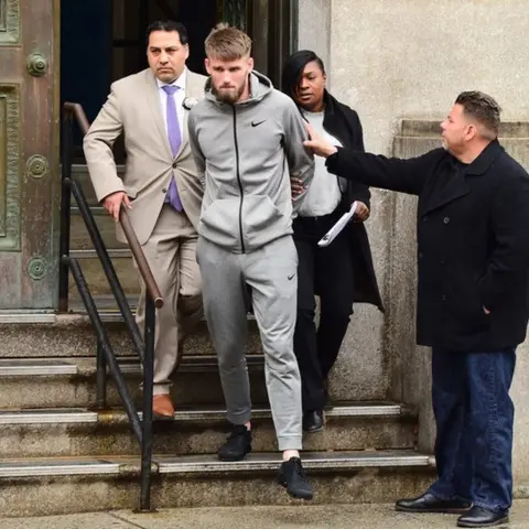 Getty Images Irish fighter Cian Cowley was also arrested in April