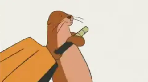 Innocent Otter in Innocent advert