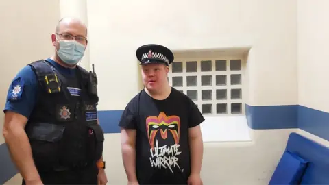 Essex Police Josh at police station