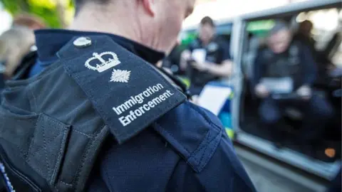 Getty Images Immigration officer