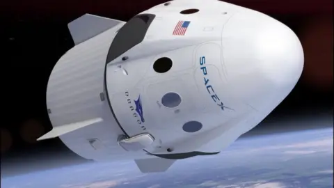 SpaceX SpaceX's Dragon was designed to carry commercial astronauts to Earth orbit