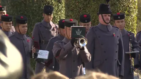 Bugler at the National Memorial Arboretum