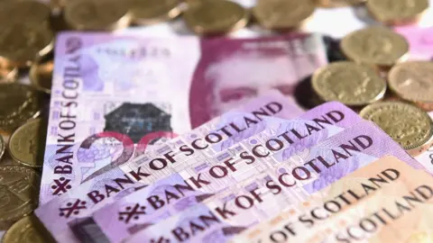 Getty Images Scottish currency