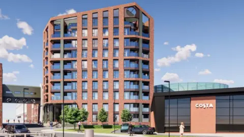 Gloucester City Council/Rokeby Merchant D'ments A building in a Dock