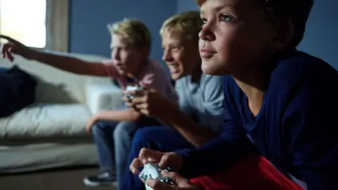 Getty Images boys gaming