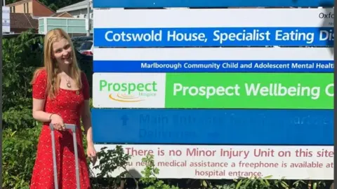 Georgia Taylor Georgia Taylor outside Cotswold House