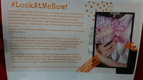 NINE RED Presents Advent calendar window