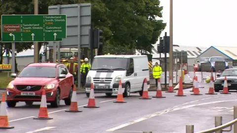 BBC Gateshead traffic